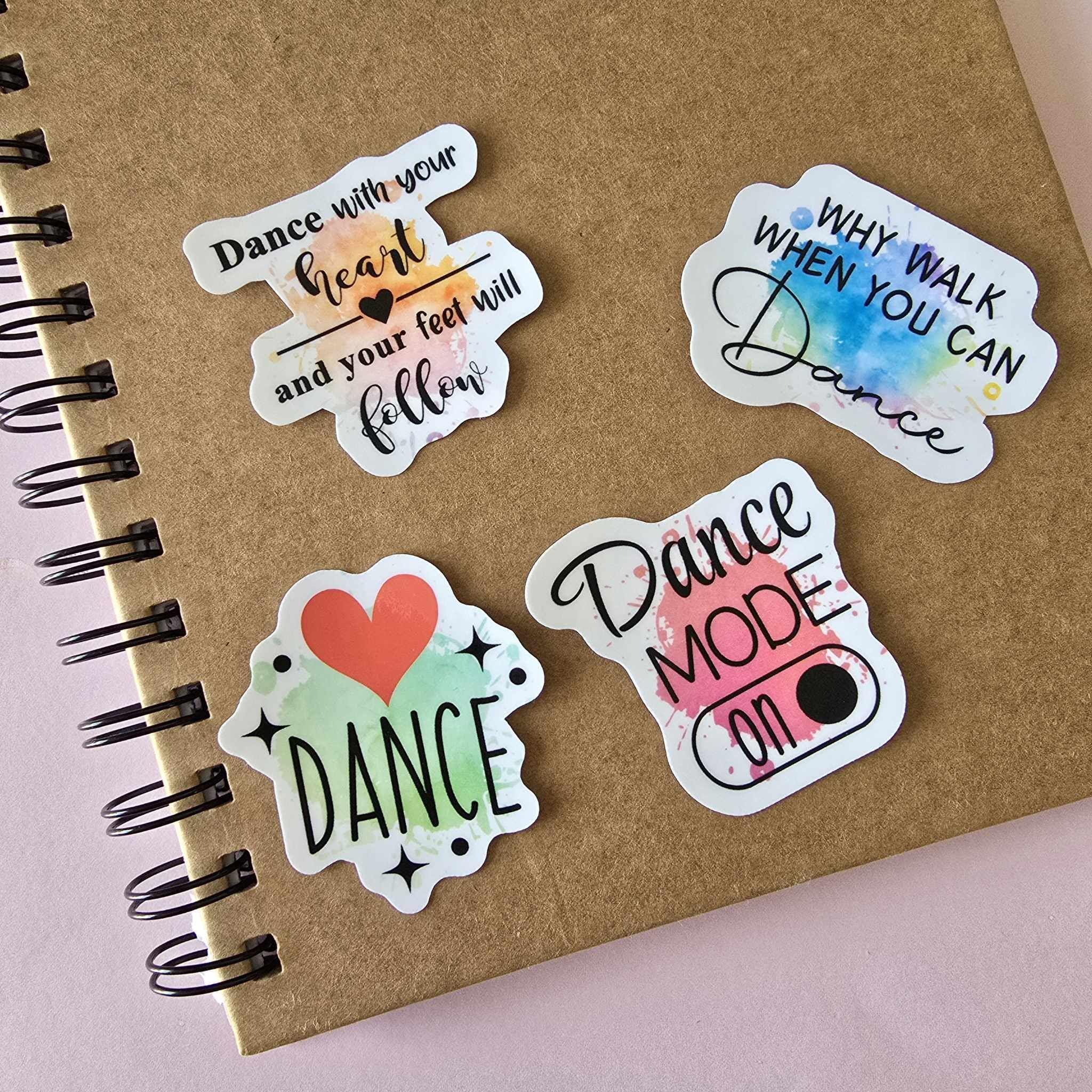 Dance Stickers X 10, Dance Theme, Love to Dance, Dance Mode, Novelty ...