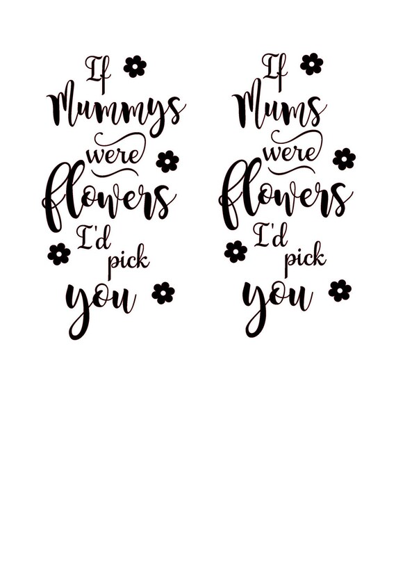 BOTTLE//VASE VINYL TRANSFER DECAL TO THE WORLD YOU ARE A MUM MOTHERS DAY