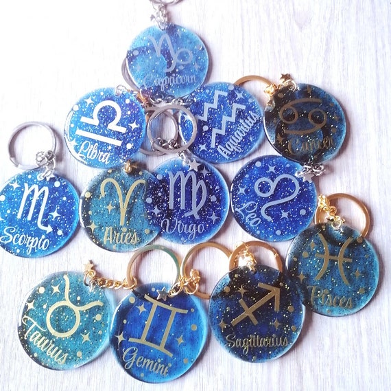 Portachiavi Segno Zodiacale Gemelli – Regalo Di Compleanno Astrologico Per Donne E Uomini, In Acciaio Inox