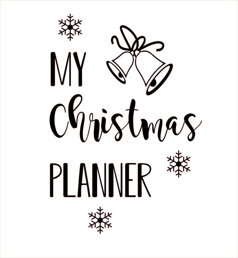 Christmas Planner A5 notebook - 4 designs - notes for christmas gifts/dinner ideas/hand finished image 6