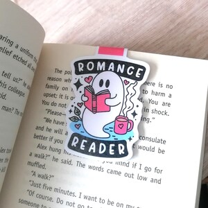 Romance reader magnetic bookmark-book lover-gift-book accessory-readers gift-page mark-book club-bookish gift-bookish person