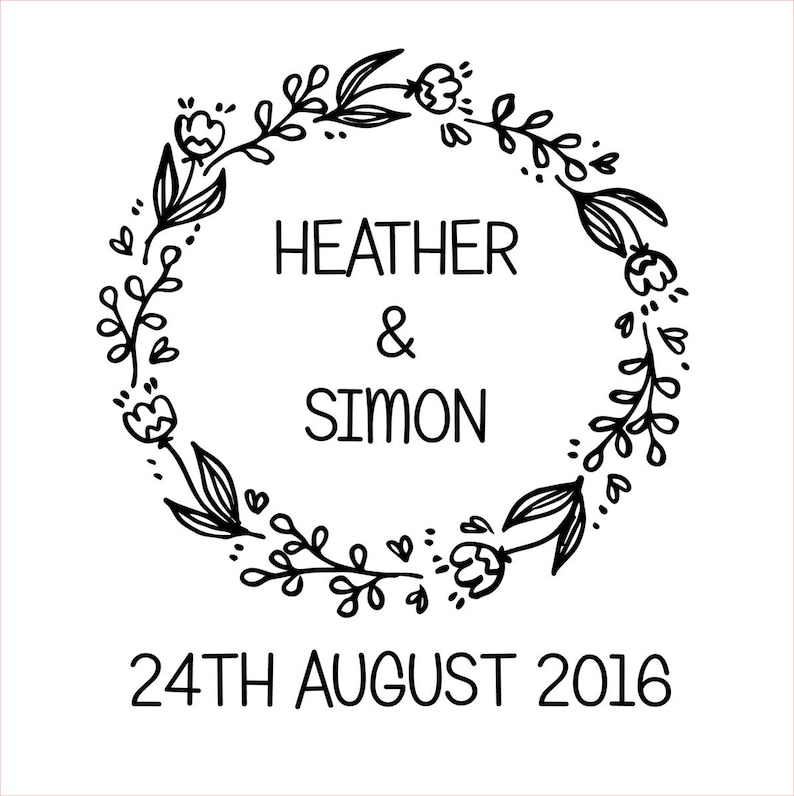 Guest book/scrap book vinyl decal transfer sticker gift/make Etsy