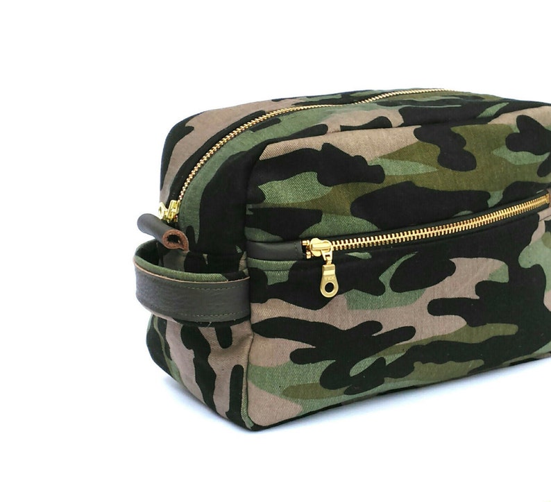 Camo Travel Pouch Men Toiletry Bag Dopp Kit Bag Travel Kit Etsy