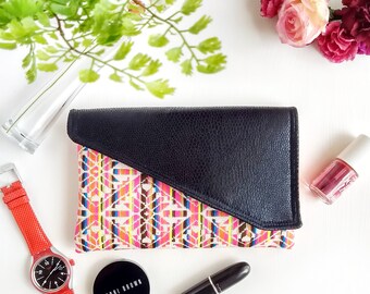 Limited Edition* Hair On Hide Envelope Clutch with Bonus Red Aztec Web