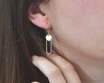 Small geometry earrings