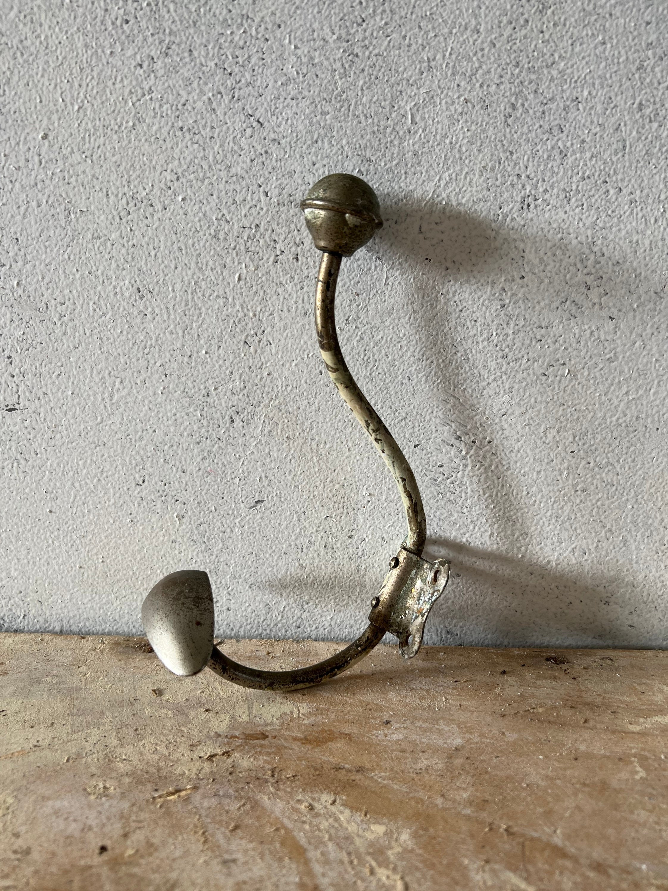 Porte Manteau Patère Murale en Metal Vintage