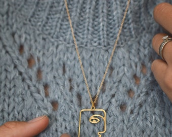 Portrait necklace