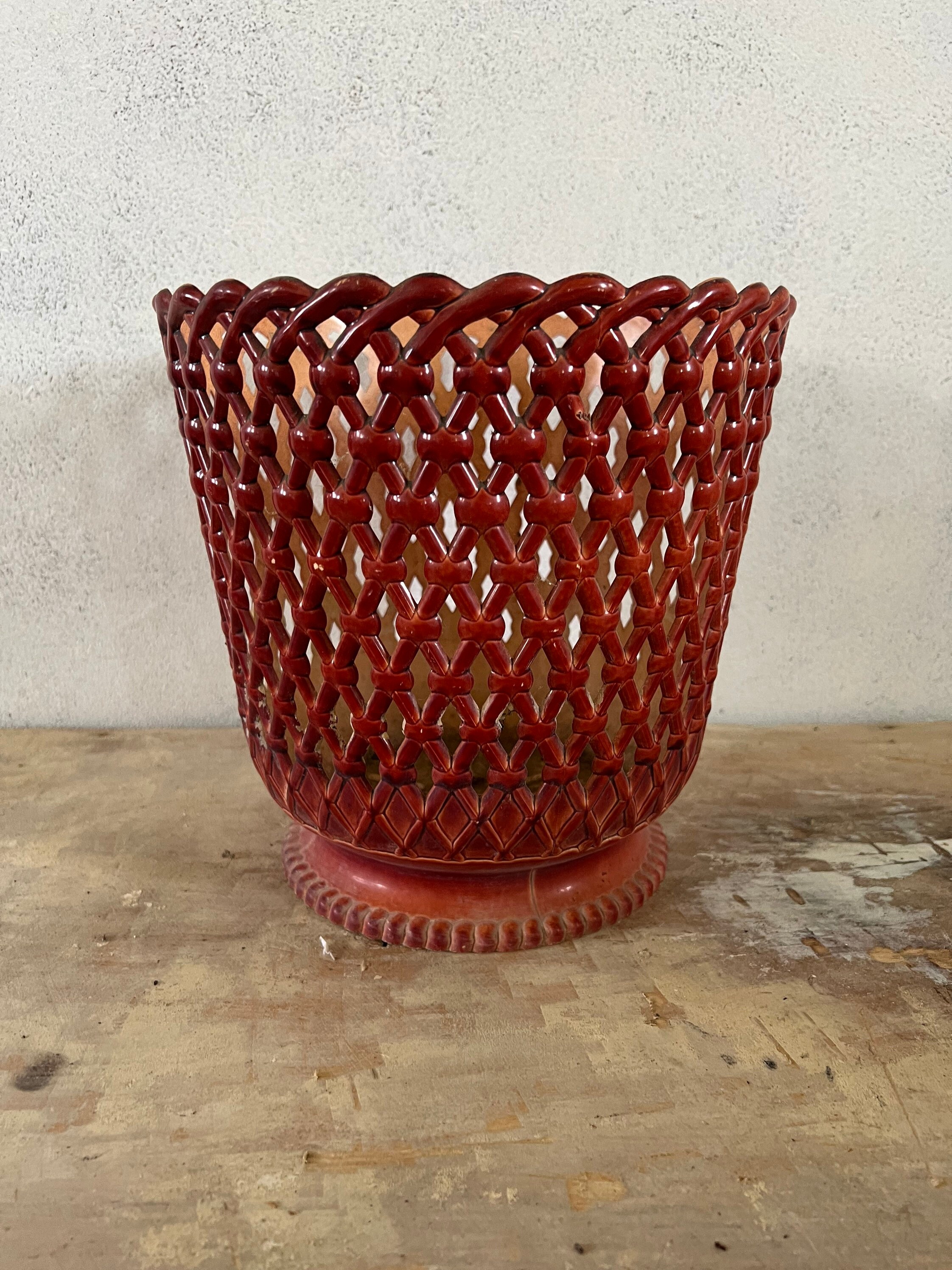 Cache Pot Vintage Années 70