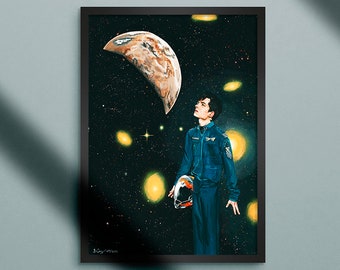 Ender Wiggin Watercolor Painting Art Print