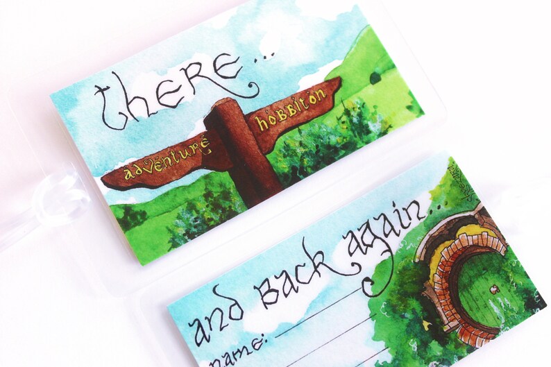 The Hobbit Luggage There And Back Again Etsy