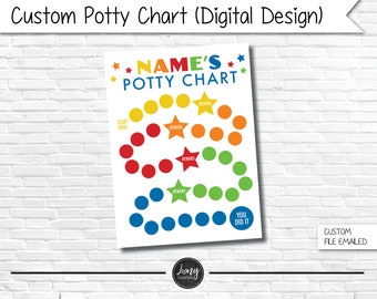 potty training chart for Kids, potty Chart printable, reward chart, toilet training, reusable printable, chart for toddler, Digital design