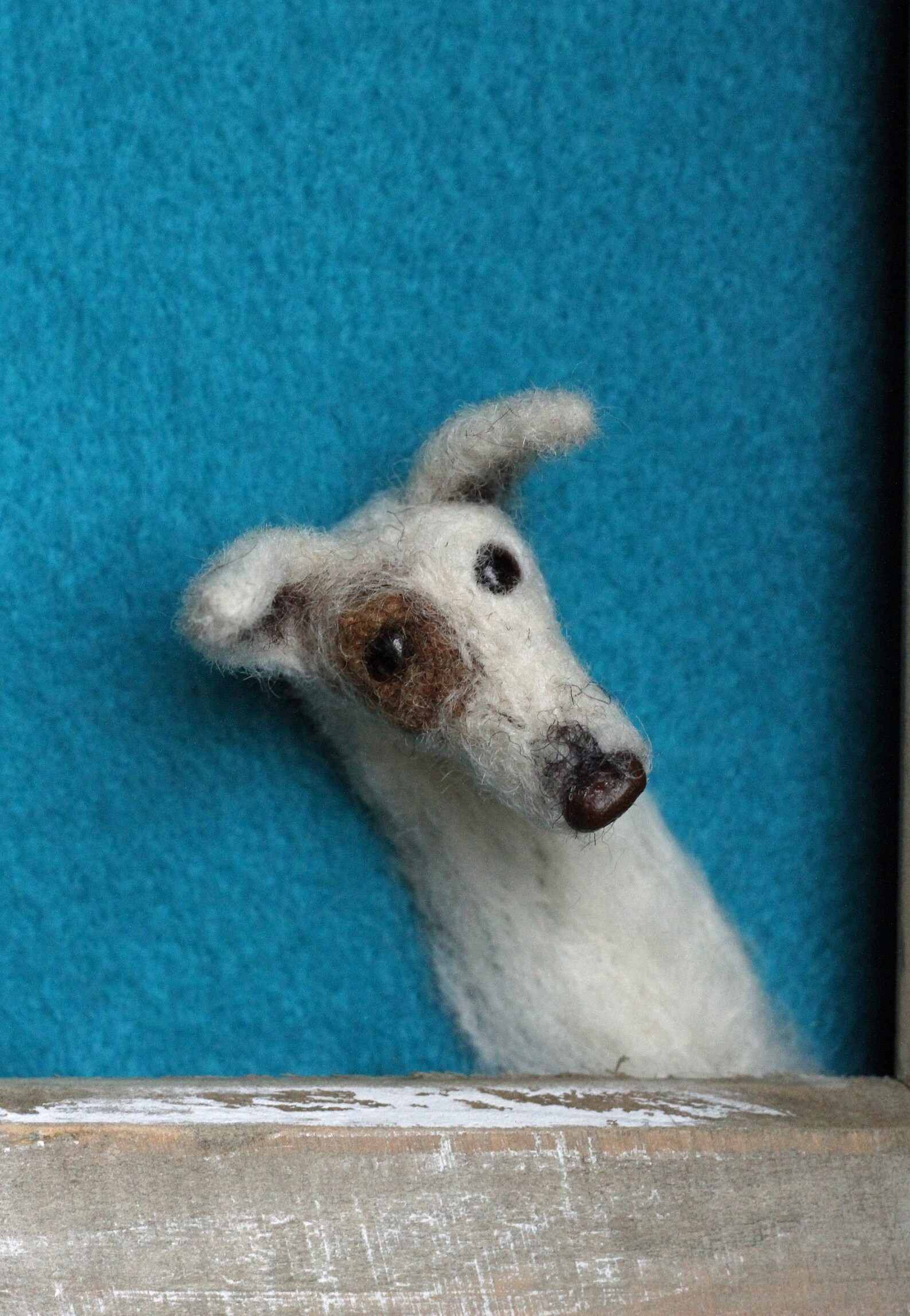 Whippet Greyhound Galgo Lurcher Sighthound. Needle Felted Etsy