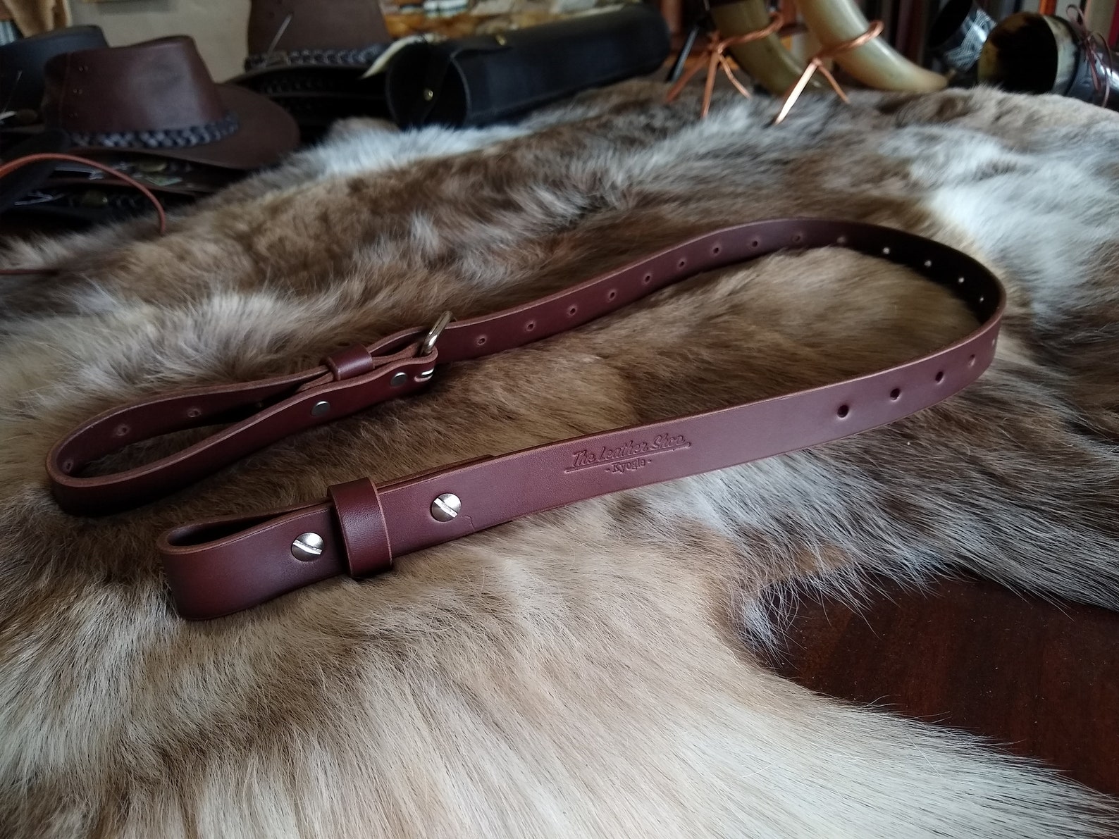 Premium leather Hunting Rifle Sling 2842 Etsy