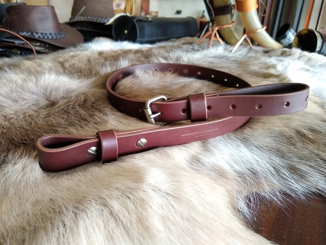 Premium leather Hunting Rifle Sling 2842 Etsy