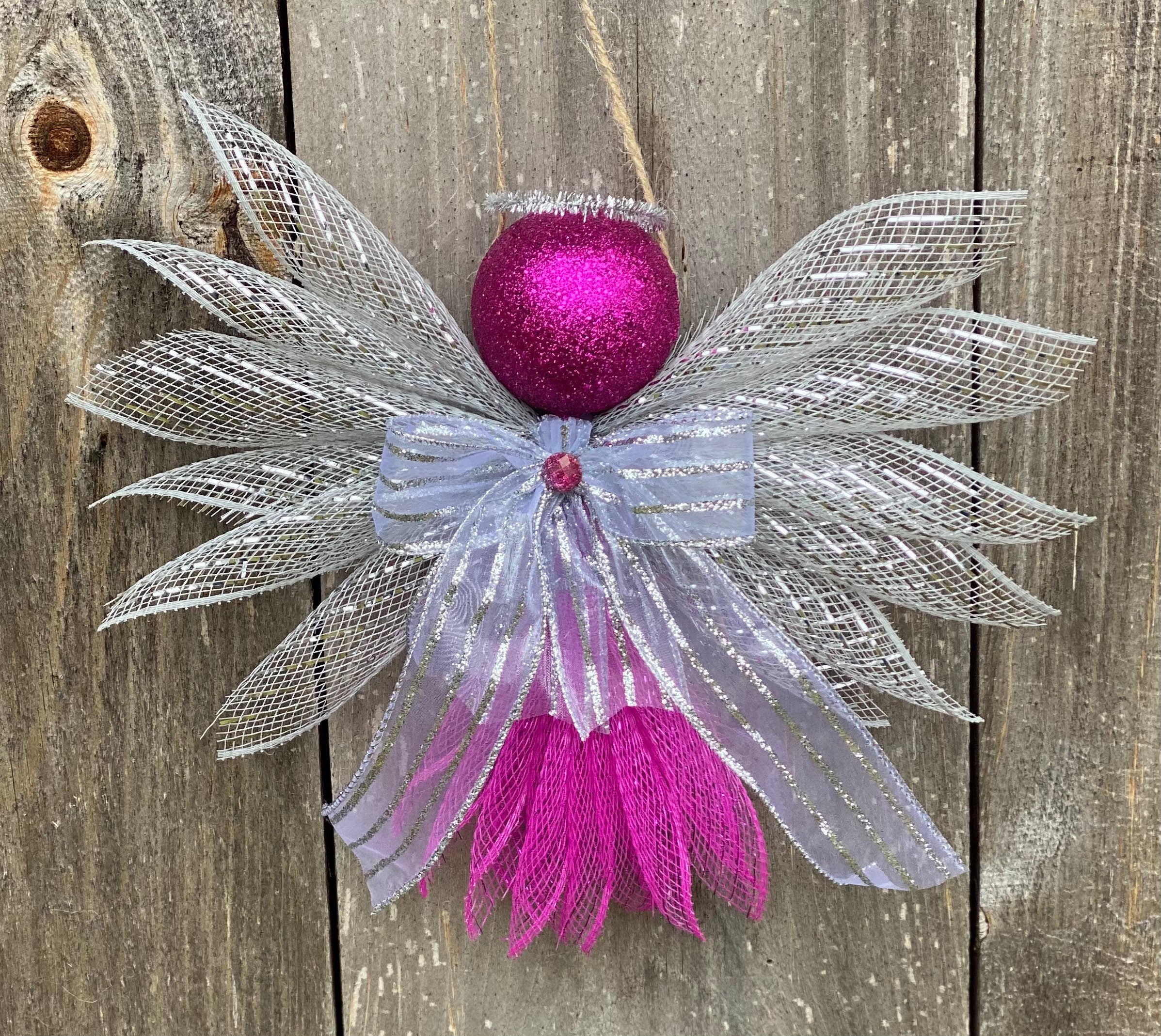 Large Angels-Deco Mesh-Assorted Colors | Etsy