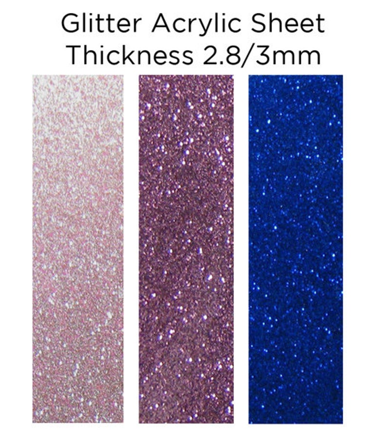 Deep Blue Sparkle Glitter Acrylic Sheet 300mm X 300mm Laser Etsy