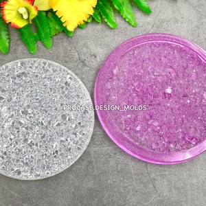 Druzy texture silicone mold size 5 inches(#1), inside mold, Druzy, druzy mold, druzy silicone mold, crystal mold,crystal texture, Druzy