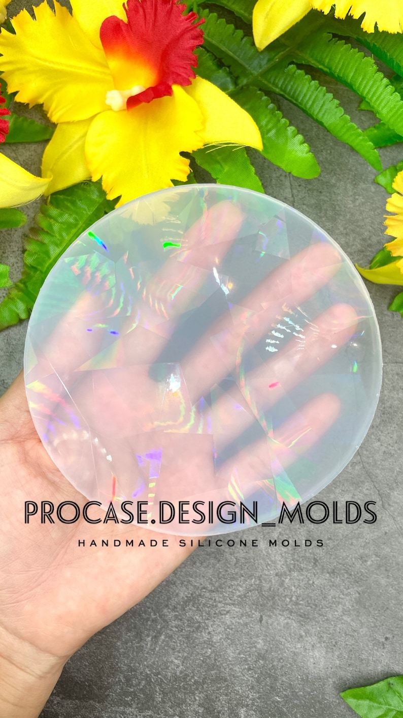 Holographic Inlay Mold4.5 Silicone Mold Resin Mold Etsy