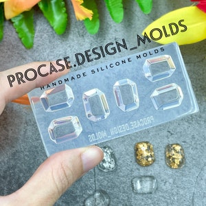 3D earring mold #4 , earring mold, jewelry mold, resin mold, jewelry resin mold, 3D resin mold, jewelry mold, earring mould, uv resin mold
