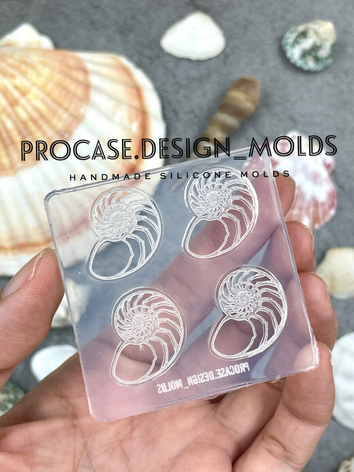 Nautilus Shell earrings silicone Mold Resin mold Resin Etsy
