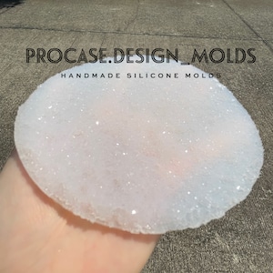 Resin mold,silicone mold,druzy mold,crystals surface silicone molds,druzy molds,textured druzy silicone mold
