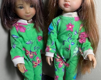Pajamas sleepers for 12"-15"dolls Like RR sibblies or Paola dolls