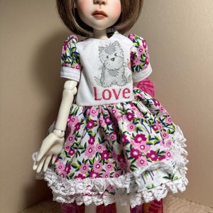 Puppy Love dress for Connie Lowe Little Stella/ dolls of her size