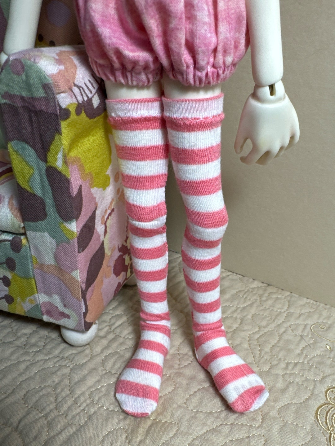 Cotton Candy Pink Stockings for Dolly’s From Your Connie Lowe Dollies ...