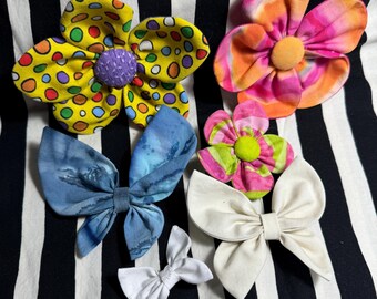 Handmade Doll Flower Hair Clip, Outfit Accessory