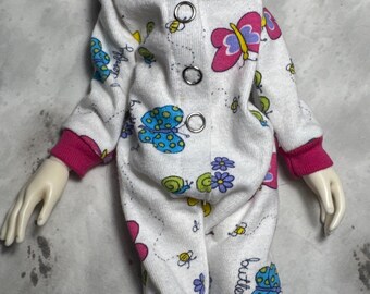 Butterfly Sleeper Jammie 12"-15" dolls Like RR Sibblies or Paola dolls