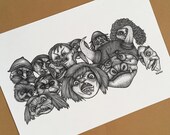 Labyrinth Goblins Print - Etsy