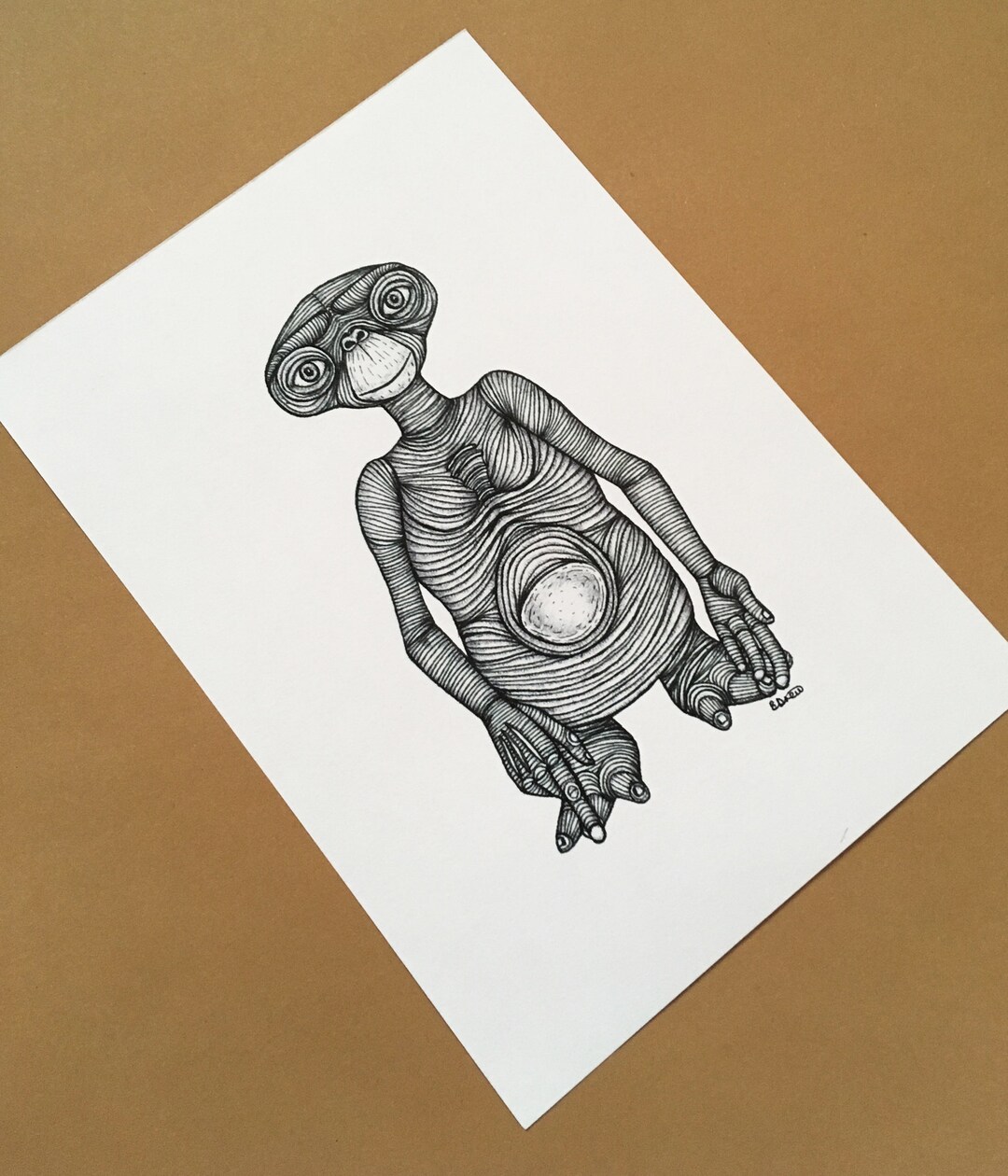 E.T. the Extra-terrestrial Print - Etsy UK