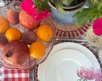 GINGHAM COTTON NAPKINS (set of four)