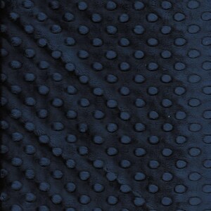 New Shannon Fabrics Navy Cuddle Dimple Dot fabric by the yard and half-yard