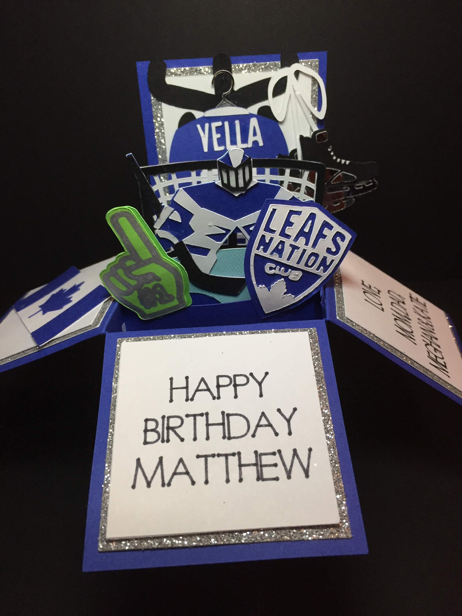 Toronto Maple Leafs Birthday Card Etsy