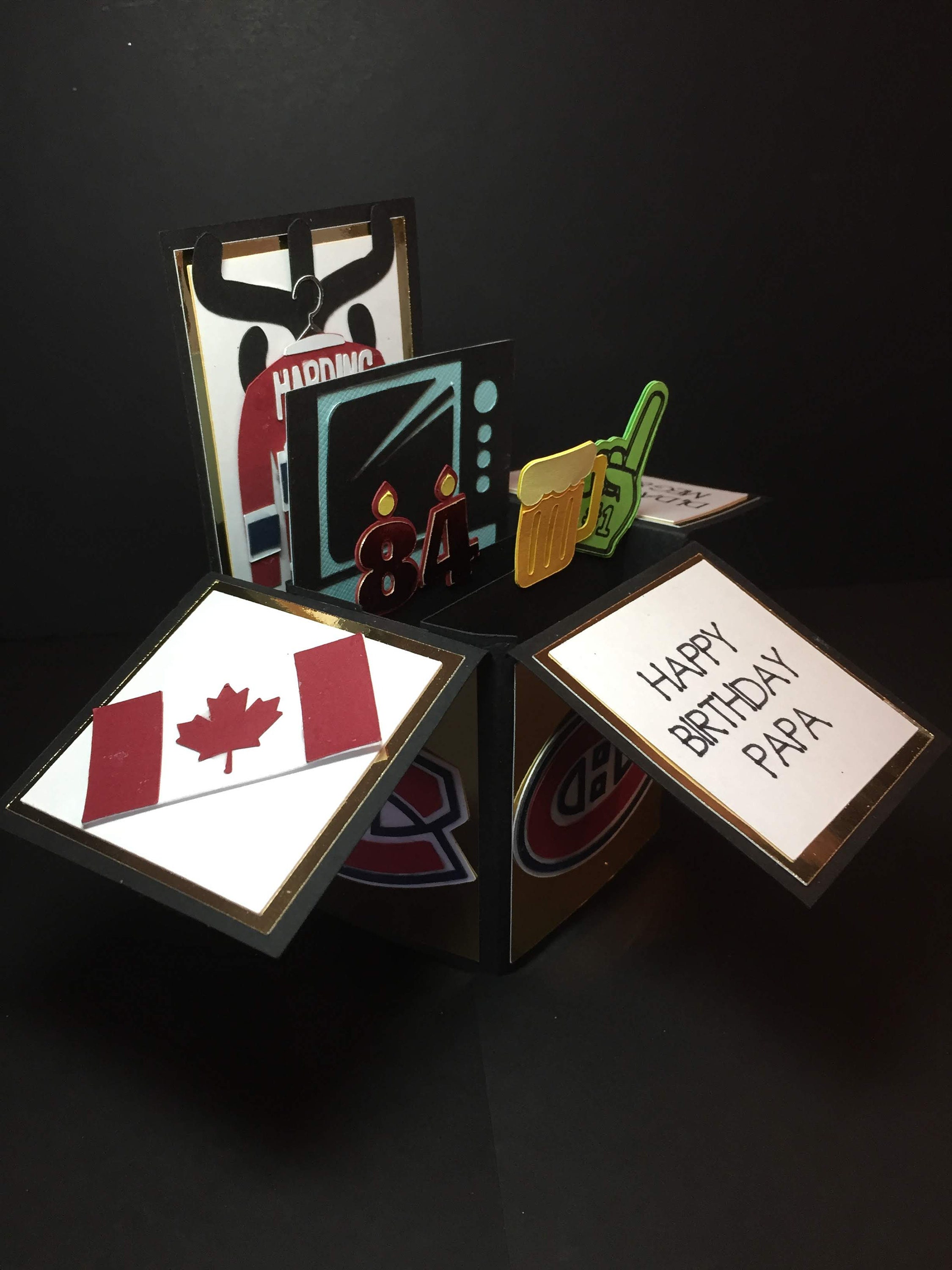 Montreal Canadiens Birthday Card Etsy Canada