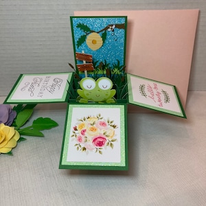 Carte Pop Up Hoppy anniversaire ami