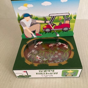 Carte de voeux de golf