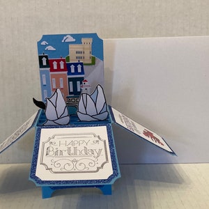 Newfoundland Themed Pop Up Birthday Card