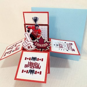 Carte pop-up Sidney Crosby 4 Nations Face-off