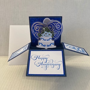 Carte pop-up anniversaire