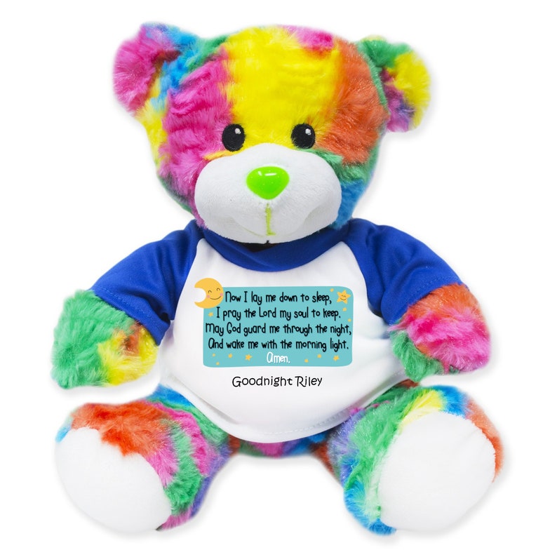 Bedtime Prayer Teddy Bears Many Unique colors and patterns Etsy