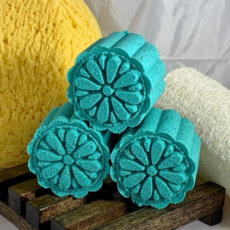 Eucalyptus Spearmint with Menthol Shower Melt Fresh, Clean Scented Shower At Home Spa Kit Spa Gifts Under 5 Bath Bombs for Shower image 6