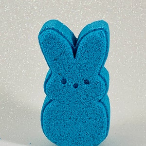 6 Pack Assorted Easter Peeps Bunny Bath Bombs Peeps Marshmallow Bunny Bath Bombs Easter Basket Stuffers for Kids Teen Easter Ideas image 7