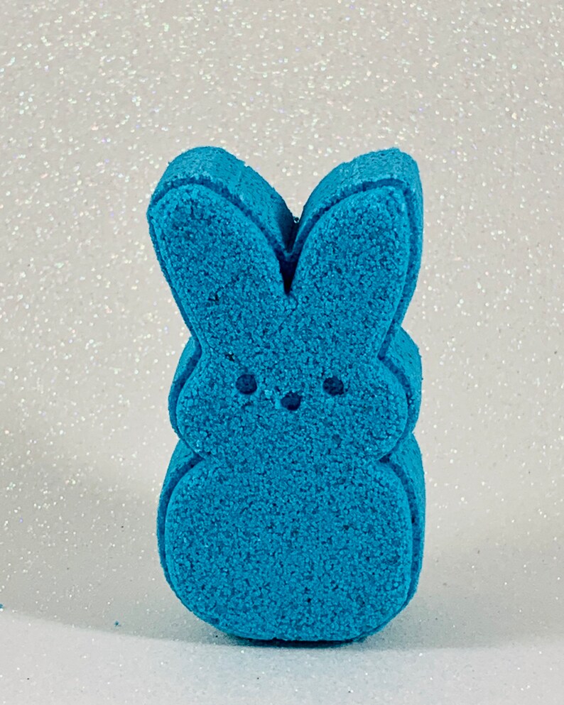 6 Pack Assorted Easter Peeps Bunny Bath Bombs Peeps Marshmallow Bunny Bath Bombs Easter Basket Stuffers for Kids Teen Easter Ideas image 7