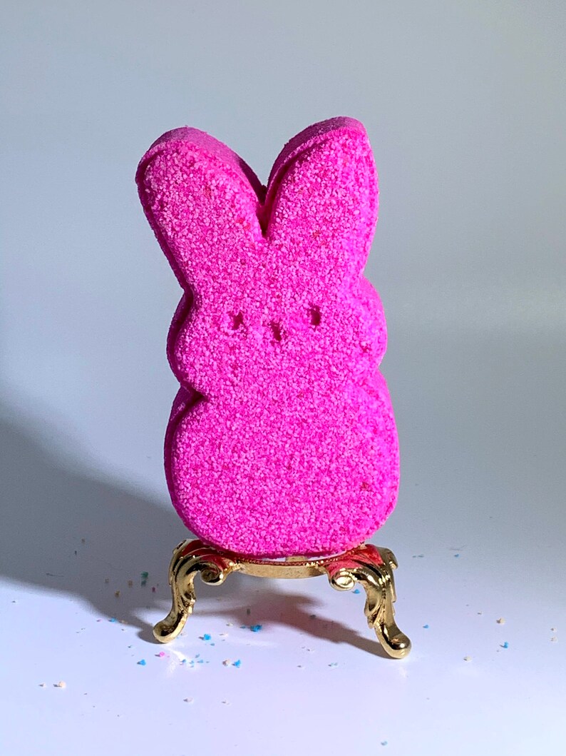 6 Pack Assorted Easter Peeps Bunny Bath Bombs Peeps Marshmallow Bunny Bath Bombs Easter Basket Stuffers for Kids Teen Easter Ideas image 10