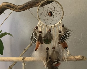 Small dream catcher 7 cm ideal for your rearview mirror