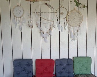 Boho chic dream catcher headboard