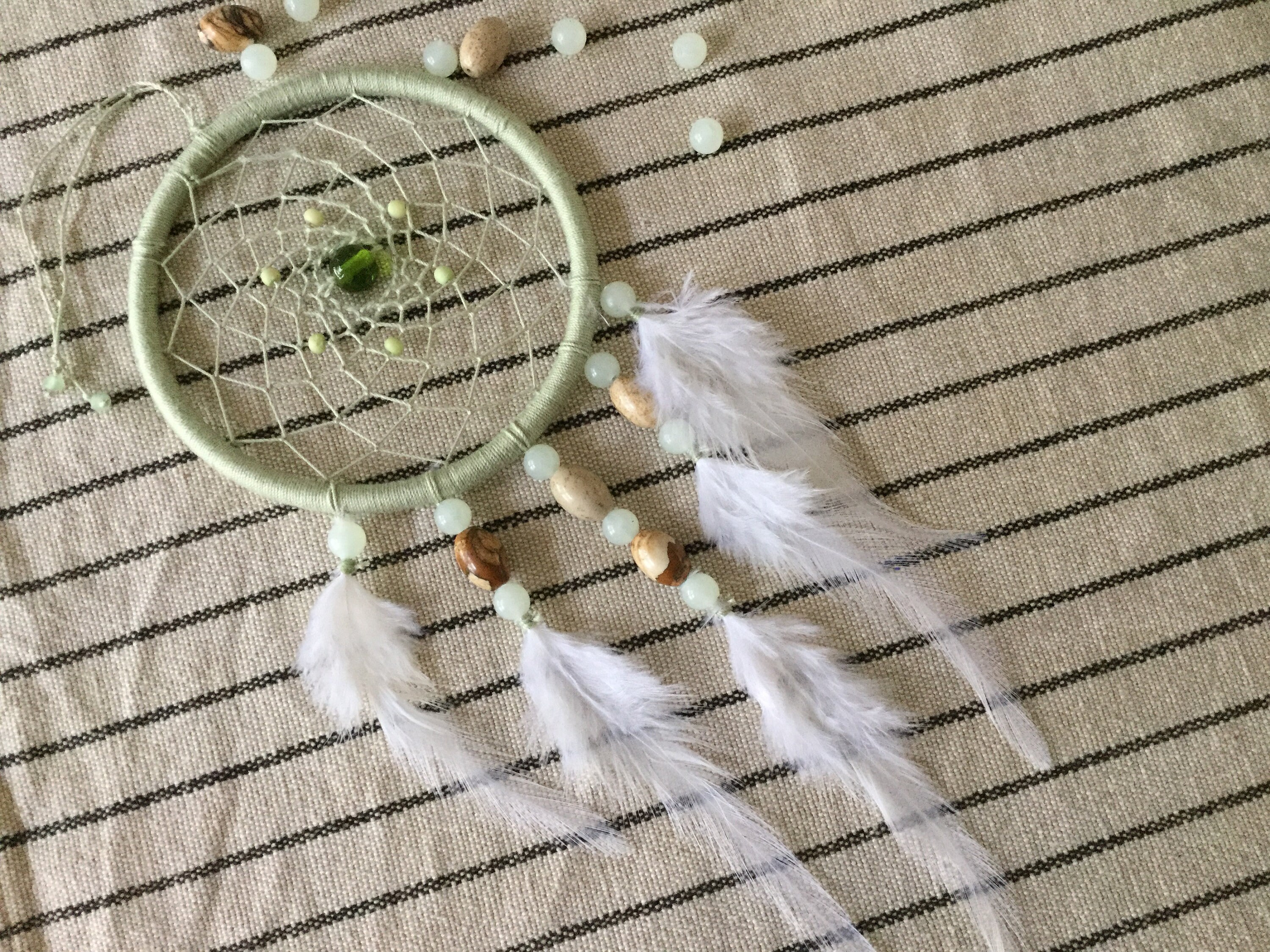 Attrape Rêve Aux Couleurs Pastel 10 cm de Diamètre