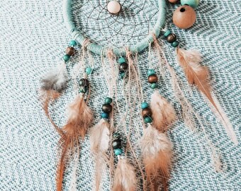 dream catcher soft green color 10 cm in diameter